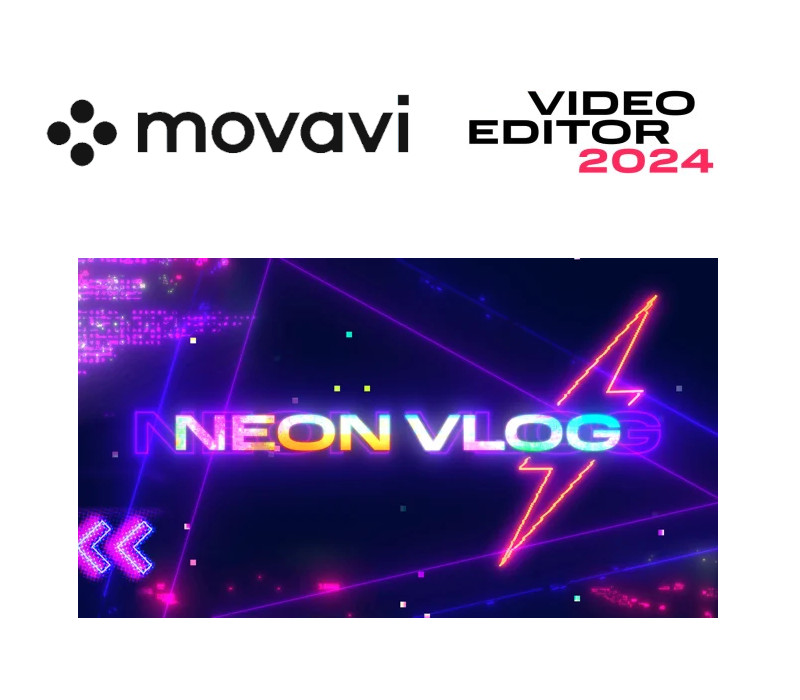 Movavi Video Editor 2024 – Neon Vlog Pack DLC Steam CD Key
